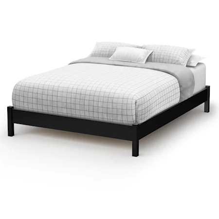 Queen Platform Bed with Raised Base
